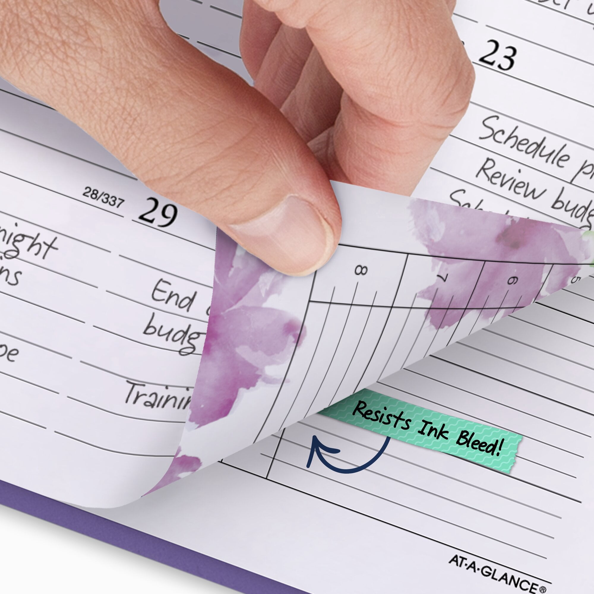 AT-A-GLANCE Beautiful Day 2027 Weekly Monthly Appointment Book Planner Lavender