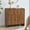 wave 3 dress-Brown, variant on Weselon 6 Drawer Dressers for Bedroom, Modern Closet Chest of Drawers with Waveform Fluted Panel, Large Wood Storage Dresser Organizer for Bedroom Living Room Hallway Closet, Walnut
