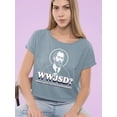 thumbnail image 2 of WWJSD Bold Statement Apparel Crop Tee Women's, 2 of 4