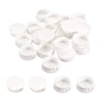 thumbnail image 1 of 1-11/64" Plástico Agujero Tapones, 26uds Empotrado Tipo Panel Redondo Presión Sujetador Ciegos Bloqueo Tapones para Muebles Insertar Extremo Tapas Paneles, Blanco, 1 of 5