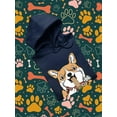 thumbnail image 3 of Japanese Style Corgi W Ramen Hoodie Men -Image by Shutterstock, Male 5X-Large, 3 of 4