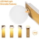 thumbnail image 3 of Aplique de pared LED de 12 W, aplique de madera retro moderno para interiores con interruptor, aplique de hierro giratorio de 360 °, adecuado para escaleras, dormitorio, baño, sala de estar (blanco), 3 of 5