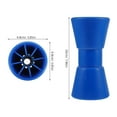 thumbnail image 2 of LOLIPPYY 1Pcs Blue Plastic Boat Trailer Roller for Boating Enthusiasts and Easy Maneuvering, 2 of 8