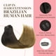 thumbnail image 3 of Extensiones de cabello con clip, cabello humano real, extensiones de cabello humano Remy con clip para mujeres, cabell, 3 of 5