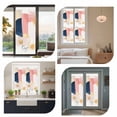 thumbnail image 7 of Watercolor Color Block Window Privacy Film Bohemian Art Nordic Decorative Glass Window Film UV Blocking Static Cling Non-Adhesive Sticker Covering for Home Door 29.5 x 118 inches, 7 of 7