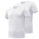 thumbnail image 1 of pstuiky Camisas de manga corta para hombre, Camisa deportiva de manga corta con cuello redondo y botones de patchwork para hombre camisetas de hombre xl, 1 of 2