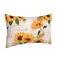 thumbnail image 2 of Bixox Sunflower Printed Pillow Protector,Super Soft Ideal for Home,Guests,Rentals - 16"x24", 2 of 8