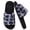 Blue, variant on BERANMEY Leopard Open Toe Womens Slippers Cute Soft House Slippers for Women Men Anti-slip Thick Sole Indoor Bedroom Winter Home Slippers