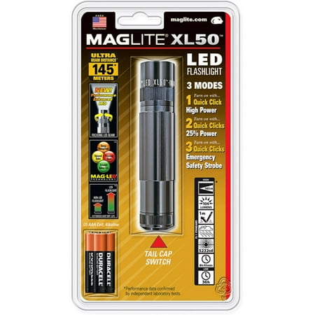 - Maglite XL50 3Cell AAA LED Flashlight