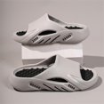 thumbnail image 3 of Otqutp Mens Sport Sandals Closed Toe Cutout Design Slip-On Shoes Casual Summer Lightweight Pool Shower Beach Slippers, 3 of 8