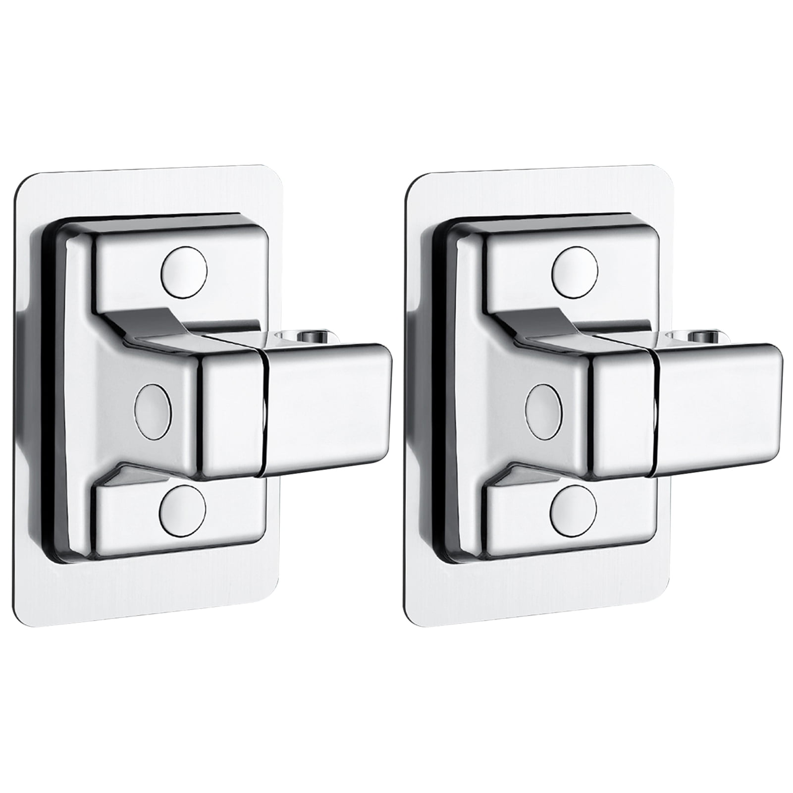 Reduced！2pcs Adjustable Angle Shower Head Holder Wall Mount 360