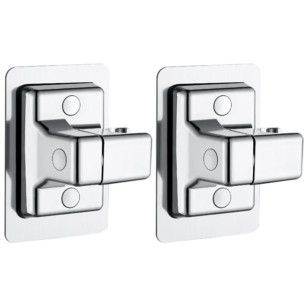 Reduced！2pcs Adjustable Angle Shower Head Holder Wall Mount 360