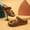 Brown, variant on Orthopedic Sandal for Women Dressy Summer Sandals with Arch Support Casual Open Toe Wedge Platform Sandals Vintage Anti-Slip Walking Slipper