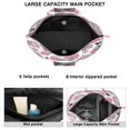 thumbnail image 4 of Buffalo Travel Tote Bag, Cow Lovers Rustic Print Weekender Duffel, Farm Pattern Lightweight Multipurpose Carry-on for Short Trips and Travel, 4 of 5