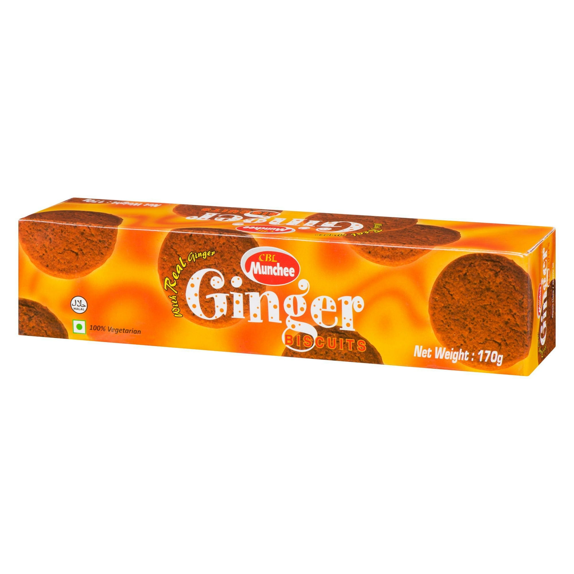 Biscuits de gingembre Munchee, 170g Boîte Biscuits de gingembre Munchee, 170g Boîte