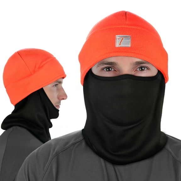 Tirrinia Polar Fleece Balaclava Hood Face Mask,Ski Mask Windproof Cycling Mask,Full Face Mask