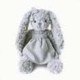 thumbnail image 2 of Vestido de peluche a rayas con forma de conejito de peluche con dibujos animados, 30 cm, 2 of 2
