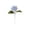Blue, variant on Cadancy Artificial Rose Flowers with Stems Home Decor Realistic Silk Floral Bouquet for Wedding Centerpiece, Fake Rose Bridal Shower Party Arrangement Vase Table Decoration