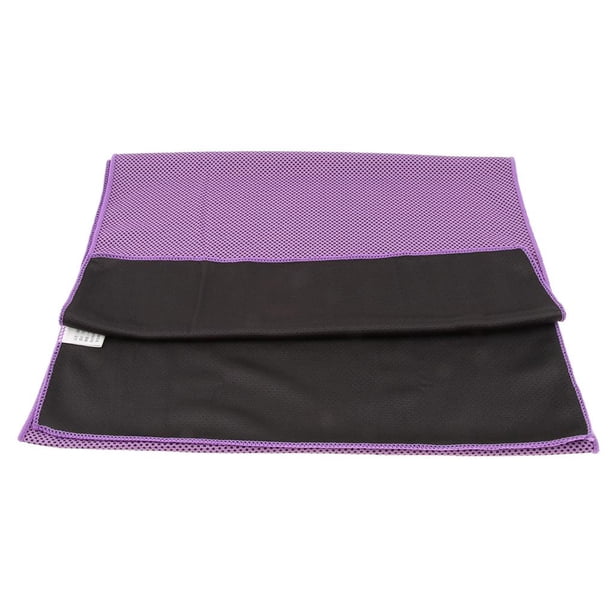 ejercicio Al Toal De Enfriamiento Instantáneo Enfriamiento Del Calor Toal Cuello Bufanda Fresca Diadema Con Hebil Colgant Púrpura DYNWAVEMX Toalla de enfriamiento instantánea