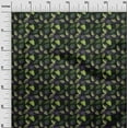 thumbnail image 3 of oneOone Velvet Pear Green Fabric Leaves Sewing Craft Projects Fabric Prints By Yard 58 Inch Wide, 3 of 5