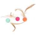 thumbnail image 2 of Pelotas para Gatos con Plumas, 3 Piezas Pelota Hinchable para Gatos Pelota Hinchable para Gatos Pelota Hinchable para Gatos con Plumas Calidad Inigualable, 2 of 12
