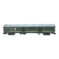 thumbnail image 1 of arctrm 1/75 Scale Train Baggage Car Model Carriage Model Souvenir Realistic Collectible Green, 1 of 10