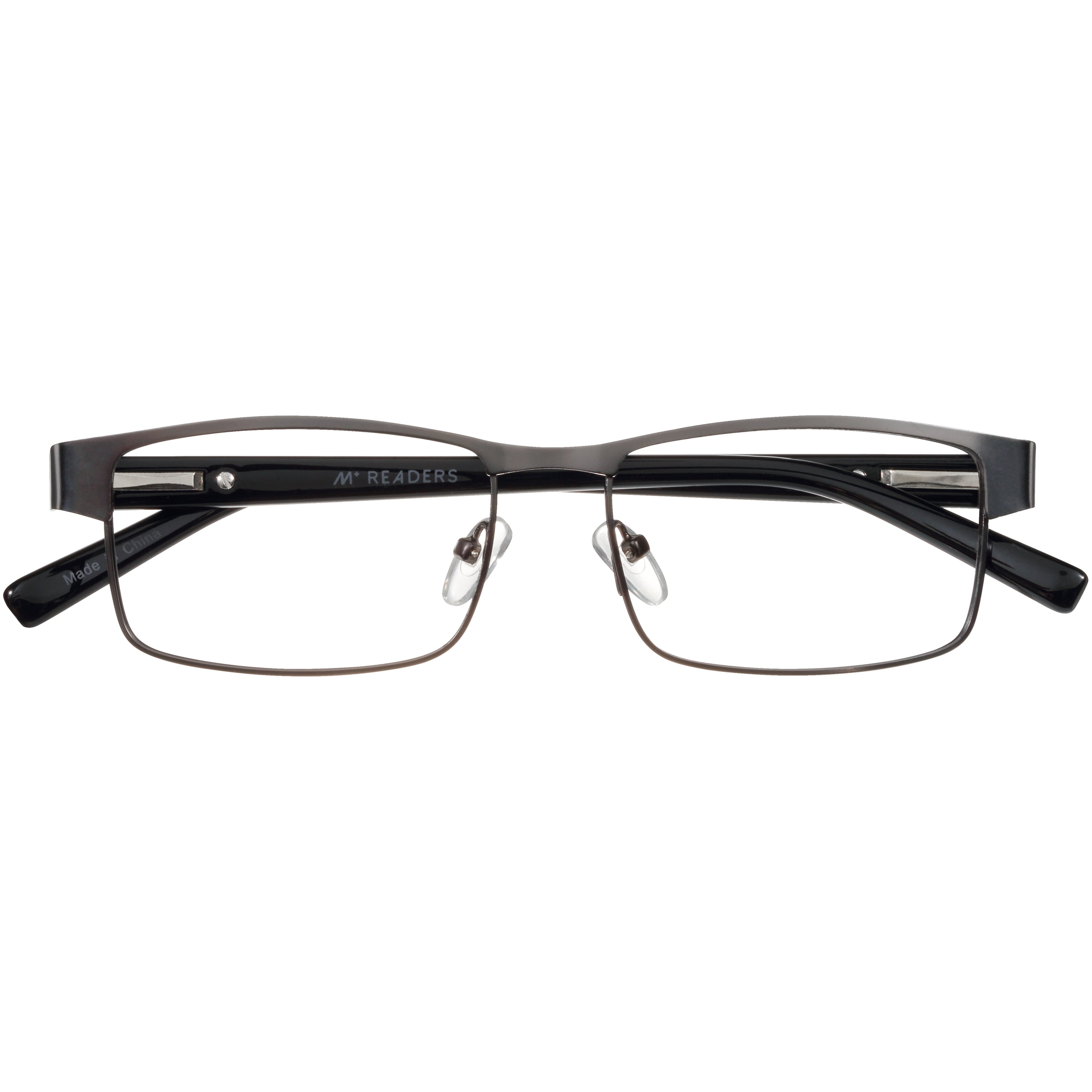 M+ +2.00 Reading Glasses, Birch Gunmetal