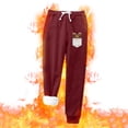 thumbnail image 2 of TAIAOJING Women Wide Leg Pants Low Waist Baggy Cargo Drawstring Loose Pocket Jogger Hippie Punk Streetwear Trousers, 2 of 5