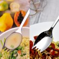 thumbnail image 2 of Toystoory 1 cuchara multifunción, tenedor todo en uno, mango largo de acero inoxidable, cuchara para ensalada de frutas, vajilla, herramienta para comer Type7 NO7 Toystoory JJ23273-02, 2 of 6