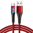 thumbnail image 2 of Deyuer USB Data Cable with LED Anti-winding Long Service Life Device Charge Type-C Fast Charging Cable for Home, 2 of 8