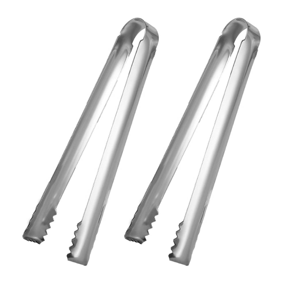 Frcolor Tongs Ice Tong Serving Bucket Buffet Grill Kitchen Cube Metal