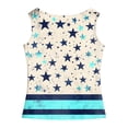 thumbnail image 6 of Splozh Cute Tank Tops 5-14 Years Summer 4th of July Athletic Dance Undershirts for Toddler Teen Girls Cute Tops for Girls Dance Tops,Mint Green,7-8 Years, 6 of 6