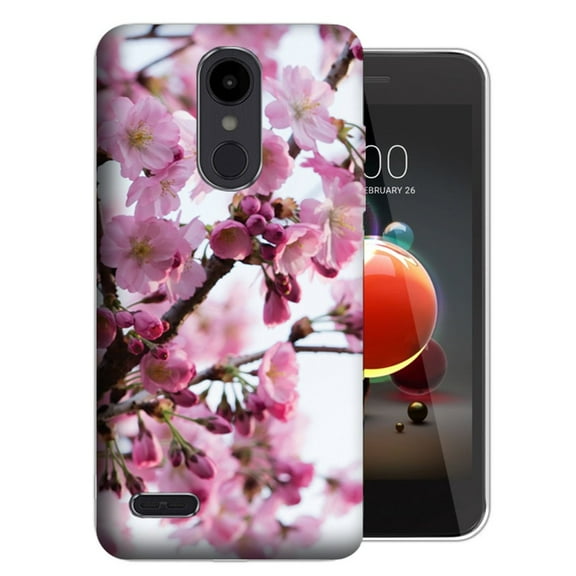 MUNDAZE LG Aristo 3 / 2 / Tribute Dynasty / Zone 4 Cherryblossom Design TPU Gel Phone Case Cover
