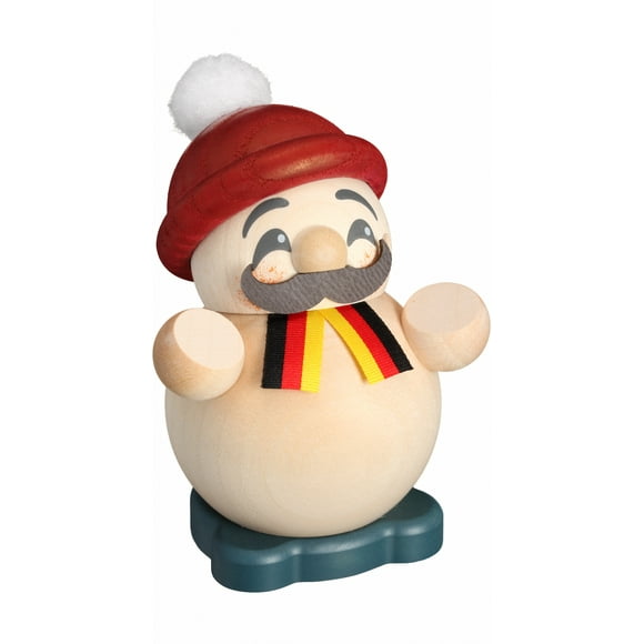 Encenseur Allemand Gertman, Hauteur 9 cm / 4 Pouces, Erzgebirge original par Seiffener Volkskunst