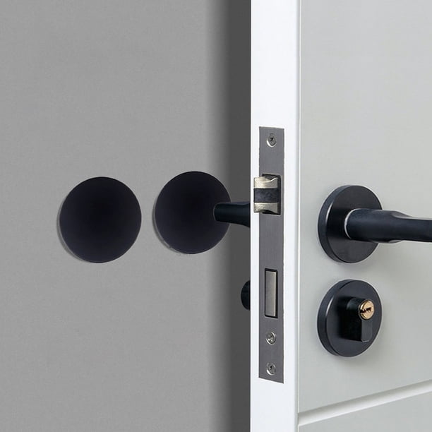 Luxshiny 10Ud Protectores De Pared Adhesivos De Silicona Para Puertas Fácil Instalación Sin Taladro