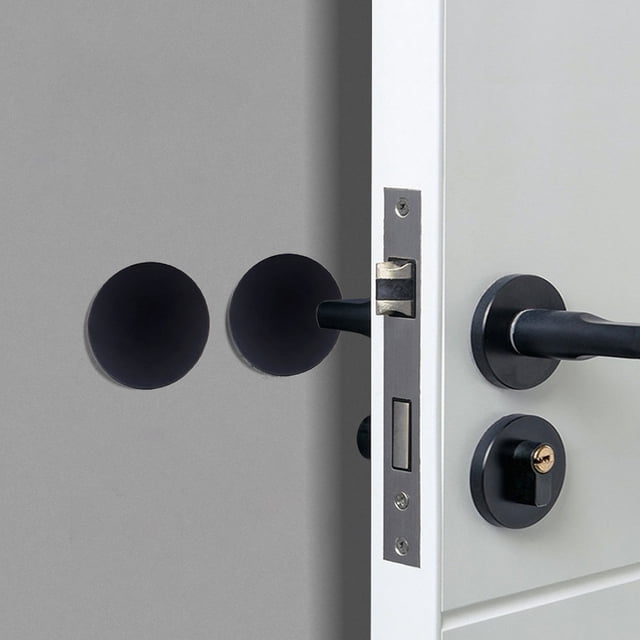 Luxshiny 10Ud Protectores De Pared Adhesivos De Silicona Para Puertas Fácil Instalación Sin Taladro
