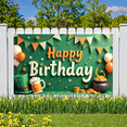 thumbnail image 6 of Decorative Design Happy Birthday Banner Clover Decoration Party Decoration Gold Coins Celebration for Birthday Party Indoor Decoration Holiday Celebration, 6 of 8