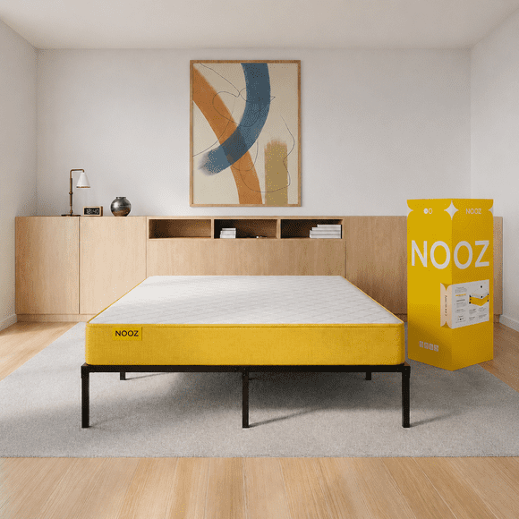 Colchón Individual Original 20 cm Nooz con Base de Metal Memory Foam Medio Firme en Caja