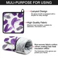 thumbnail image 7 of Purple and Grey Abstract Art Artwork Kitchen Oven Mitt and Pot Holder Sets 4 Pcs for Baking, Cooking and Grilling, Heat Resistant Up To 392 °F, 7 of 7