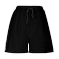 thumbnail image 6 of FASHOFT Womens Athletic Running Shorts Lightweight Workout Gym Shorts with Pockets Black XXL, 6 of 7