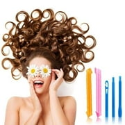 Magic Curler Spiral Curl Magic Styling Set No Heat Curler Color Curler Long Hair With Styling Hook Tool (55Cm)