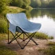 thumbnail image 2 of Sillas Plegables para Camping para Playa Pesca y Exteriores de Lona Impermebale Ligera - Sillas para Exterior Ergonomica con Estructura de Acero y Funda Transportadora Set 4 Sillas, 2 of 6