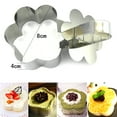 thumbnail image 5 of SPRING PARK 2Pcs/Set Cookie Cake Stainless Steel Biscuit Dough Round Cutter Baking Mold, 5 of 7