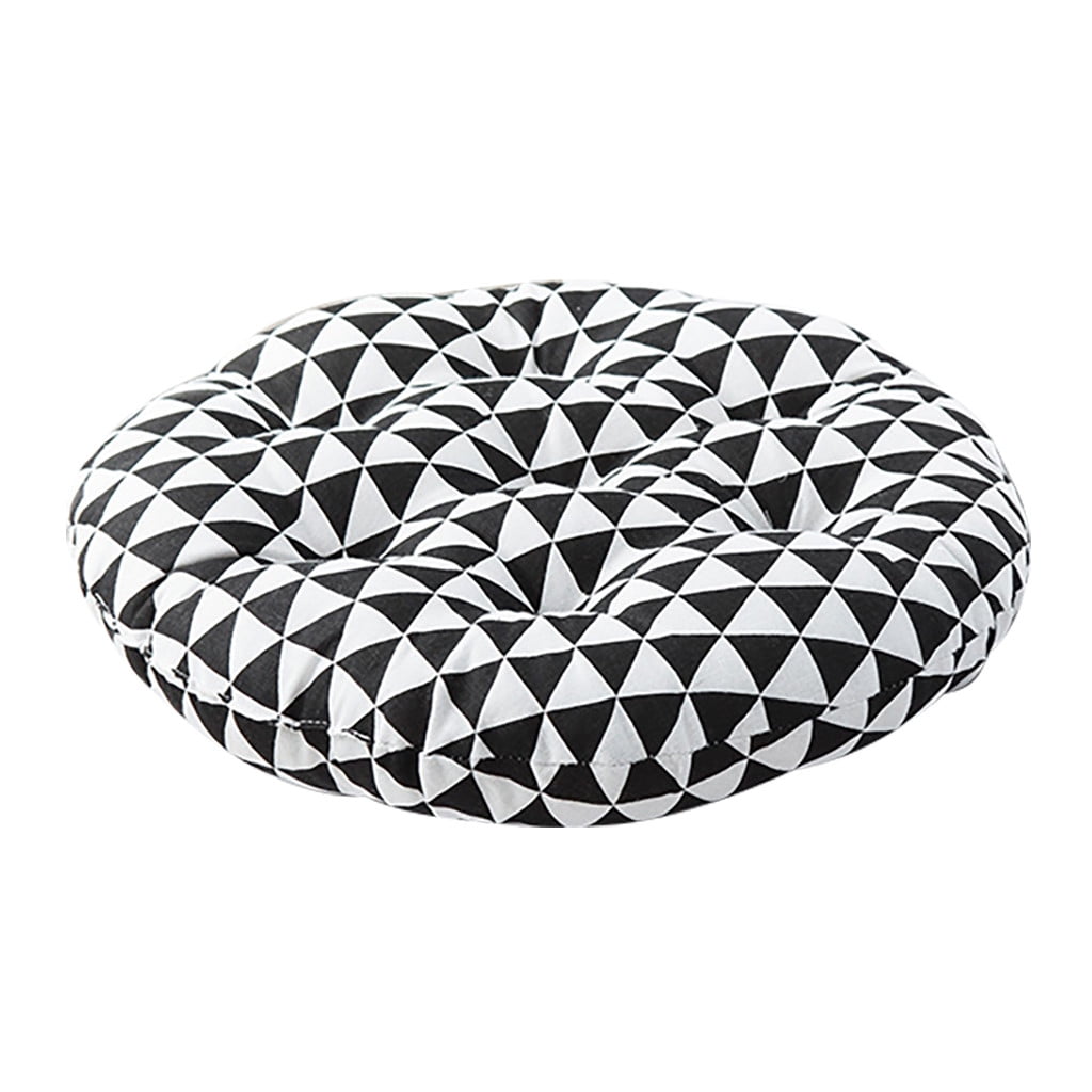 Chair Cushion Round Cotton Upholstery Soft Padded Cushion ...