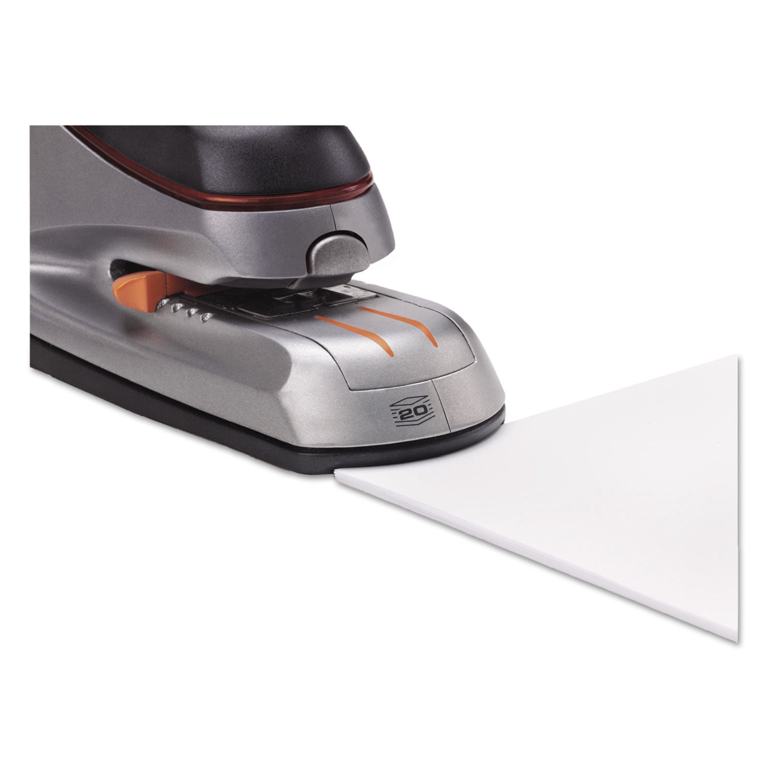 Accooptima 20 Electric Stapler, 20-Sheet Capacity, Silver