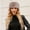 Khaki, variant on Women's Knit Hat for Snow Activities,Women Ladies Winter Fisherman's Hat Cute and Warm Caps Hunting Fishing Hat Black Free Size