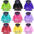 thumbnail image 3 of Odeerbi Baby Girls Boys Clothes Baby Outfits Shirts Sets Toddler 2025 Long Sleeve Floral Coat Rainproof Hooded Jacket Trousers Suit, 3 of 3