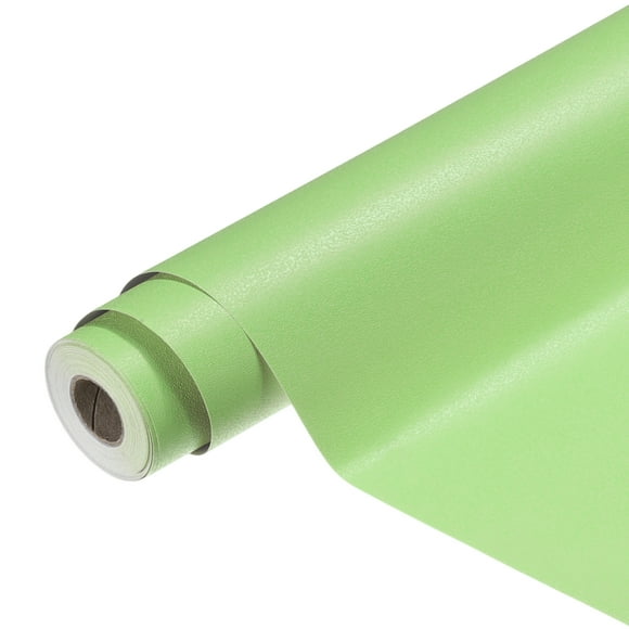 Uxcell Peel and Stick Wallpaper 22" x 197" Waterproof Frosted Wall Paper Grass Green