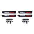 thumbnail image 3 of Kenally 2 piezas/Kit de luz de rejilla delantera automotriz portátil desmontable LED IPX4 lámpara decorativa impermeable herramienta de iluminación Rojo blanco 2piezas Kenally CBP264049, 3 of 5