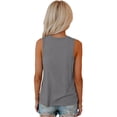 thumbnail image 5 of CCRFTGI Cute Tank Tops for Kids Girls Size 6 Sleeveless Summer Casual Girls Fashion Camisole Tops Soft Lightweight Loose Fit Crew Neck Tops Shirts Gray 11-12 Years, 5 of 5